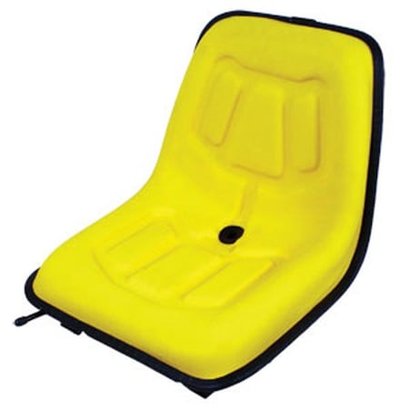 Aftermarket Universal Yellow High Back Seat Fits Compact Tractors, Mowers LGS100YL